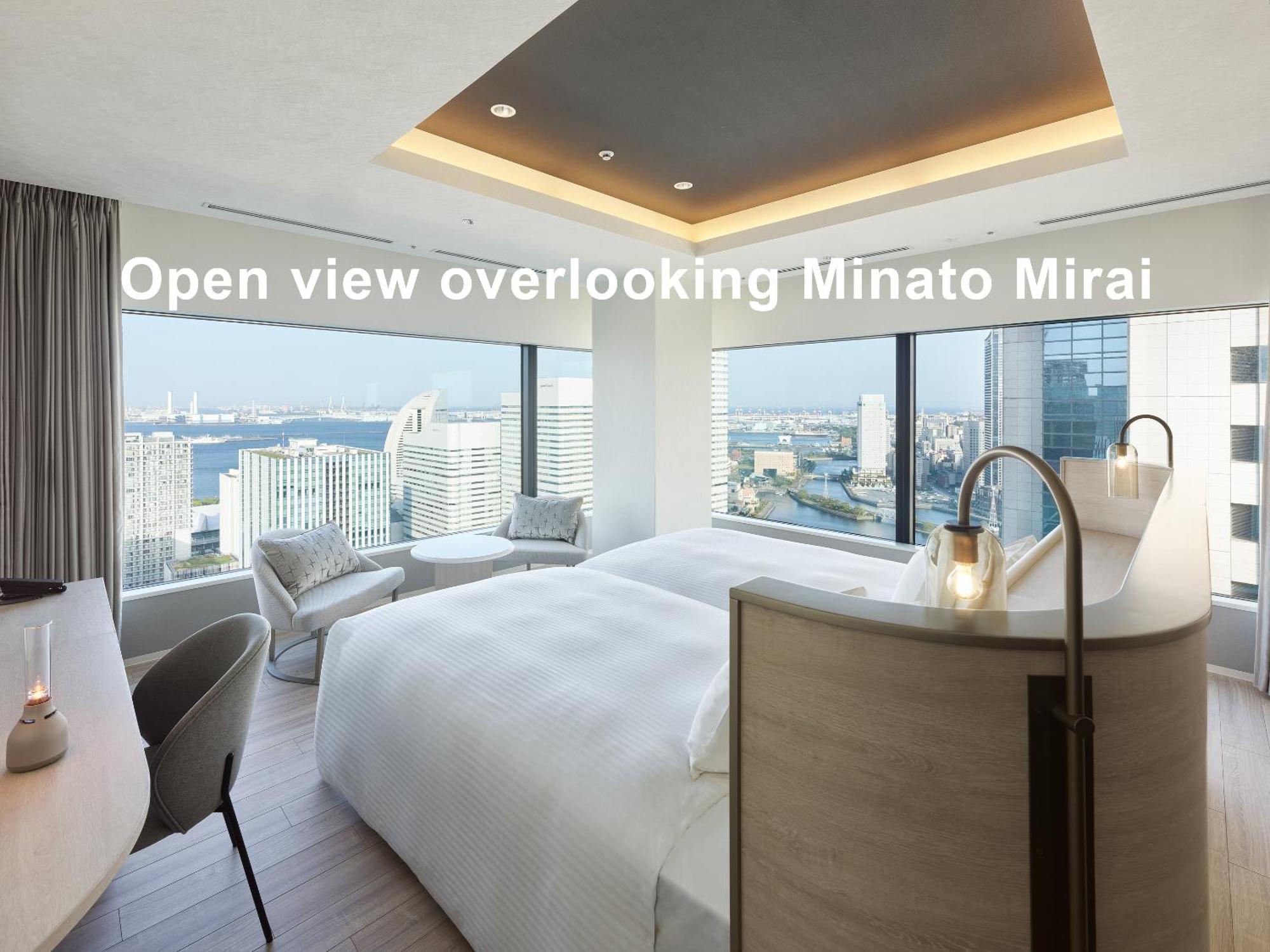Mitsui Garden Hotel Yokohama Minatomirai Premier Экстерьер фото Open view overlooking Minato Mirai